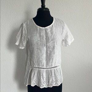 TERZO MILLENNIO Linen Top